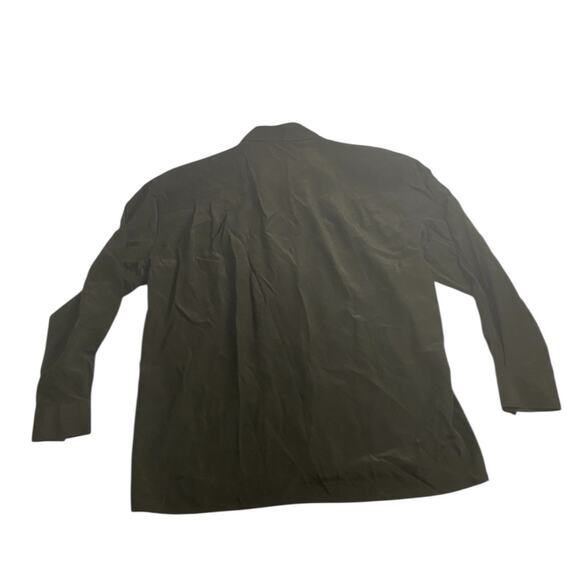 Vintage Starcore Glam Embroidered Silk Button Down Suzelle Black Top 14 - Picture 6 of 6